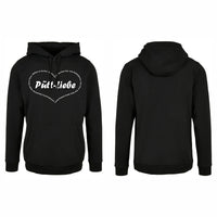 Pütt-Liebe Hoodie Unisex Herz mit Städtenamen Design No. 2